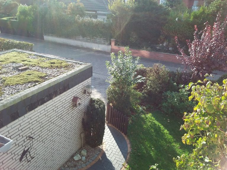 Blick vom Balkon